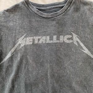 Metallica vintage style graphic tee